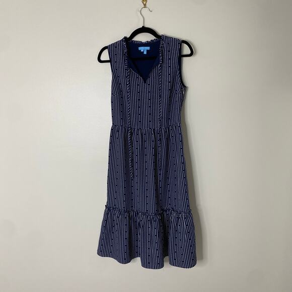 Draper James Navy Midi Dress - Picture 2 of 9